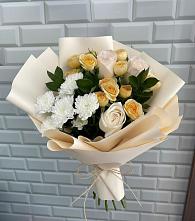 Букет цветов из:  Розы и Хризантемы в Шведино