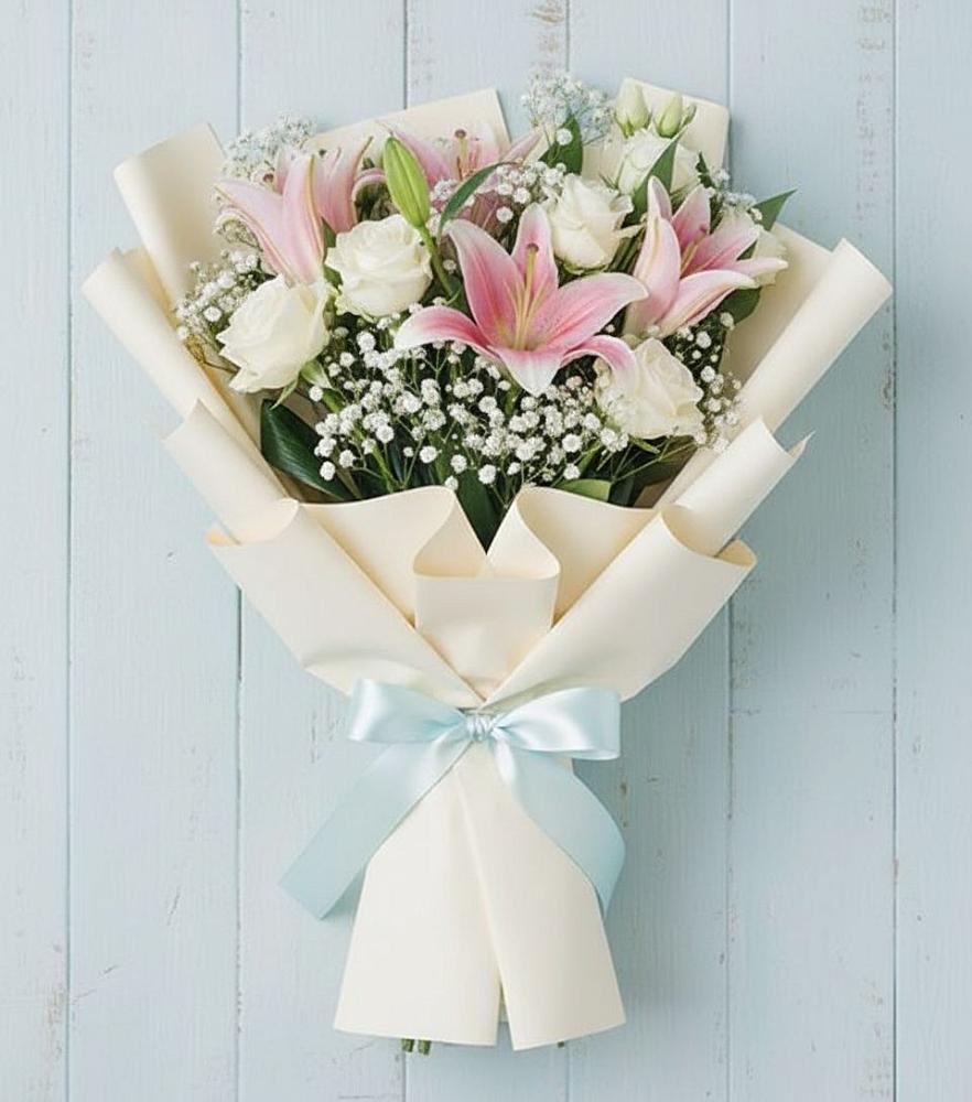 Букет цветов из: Лилии в Шведино