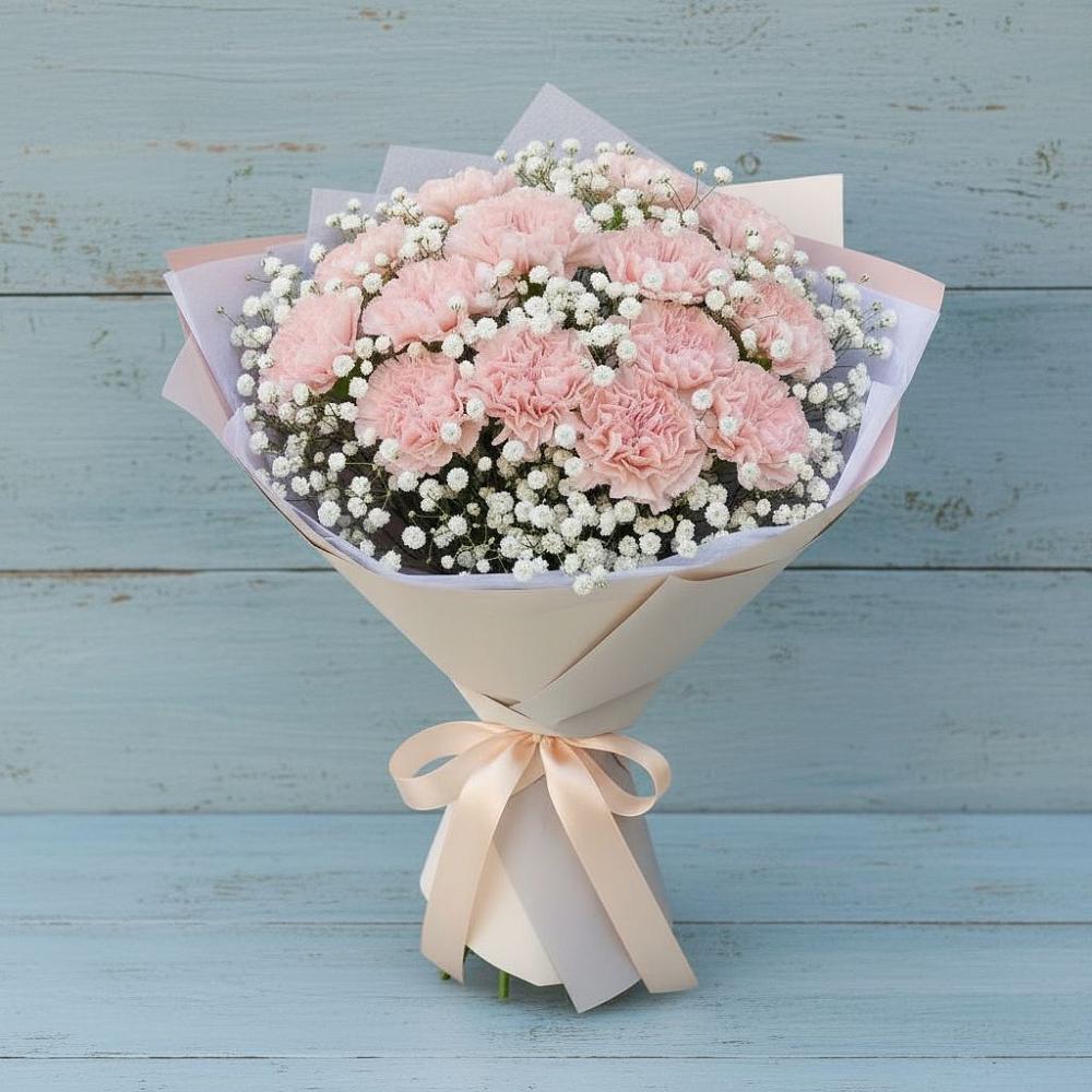 Букет цветов из: Гвоздики в Шведино