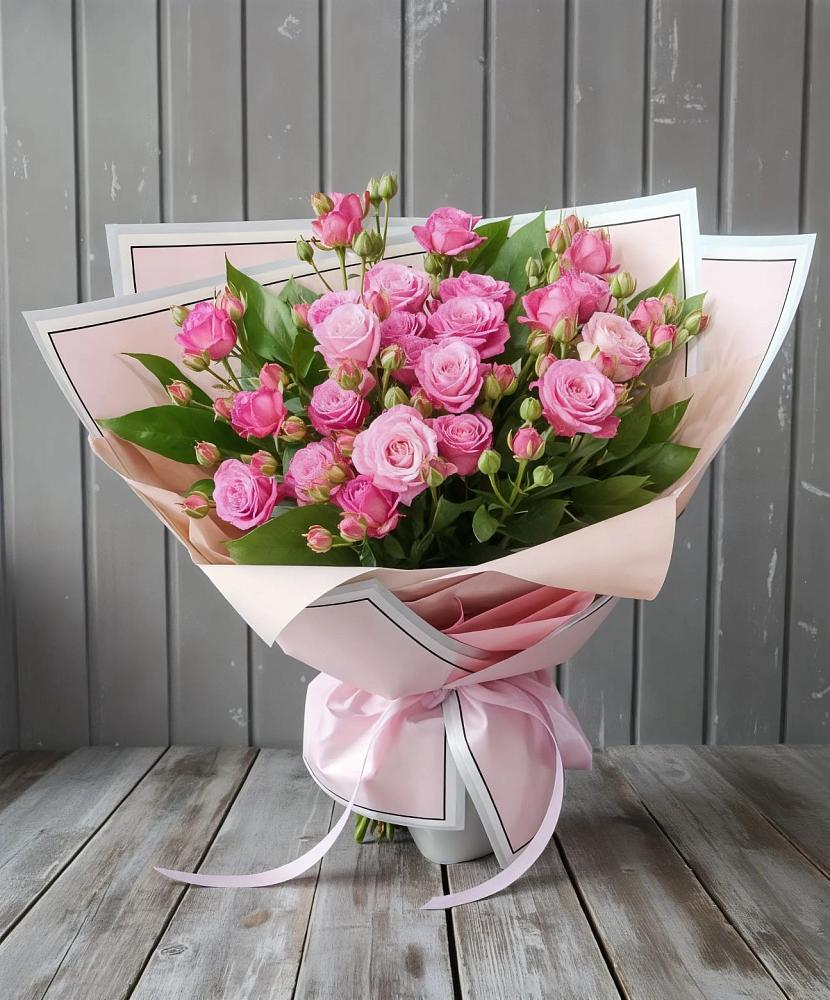 Букет Розовый кустик в Шведино