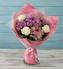 Букет цветов из:  Герберы #REPLACE_PRED# Шведино