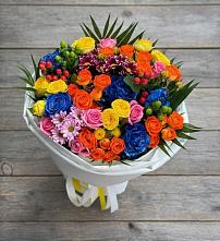 Букет цветов из:  Розы и Хризантемы #REPLACE_PRED# Шведино