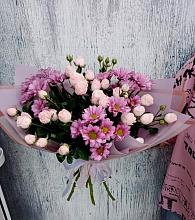 Букет цветов из:  Розы и Хризантемы #REPLACE_PRED# Шведино